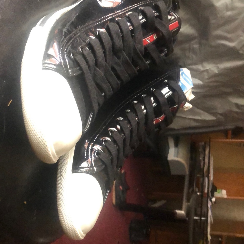 Prada Sneakers ankle  patent Sneakers